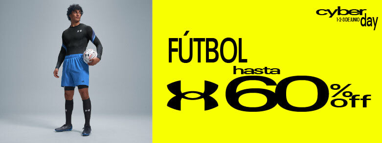 Under Armour Fútbol hasta 60%