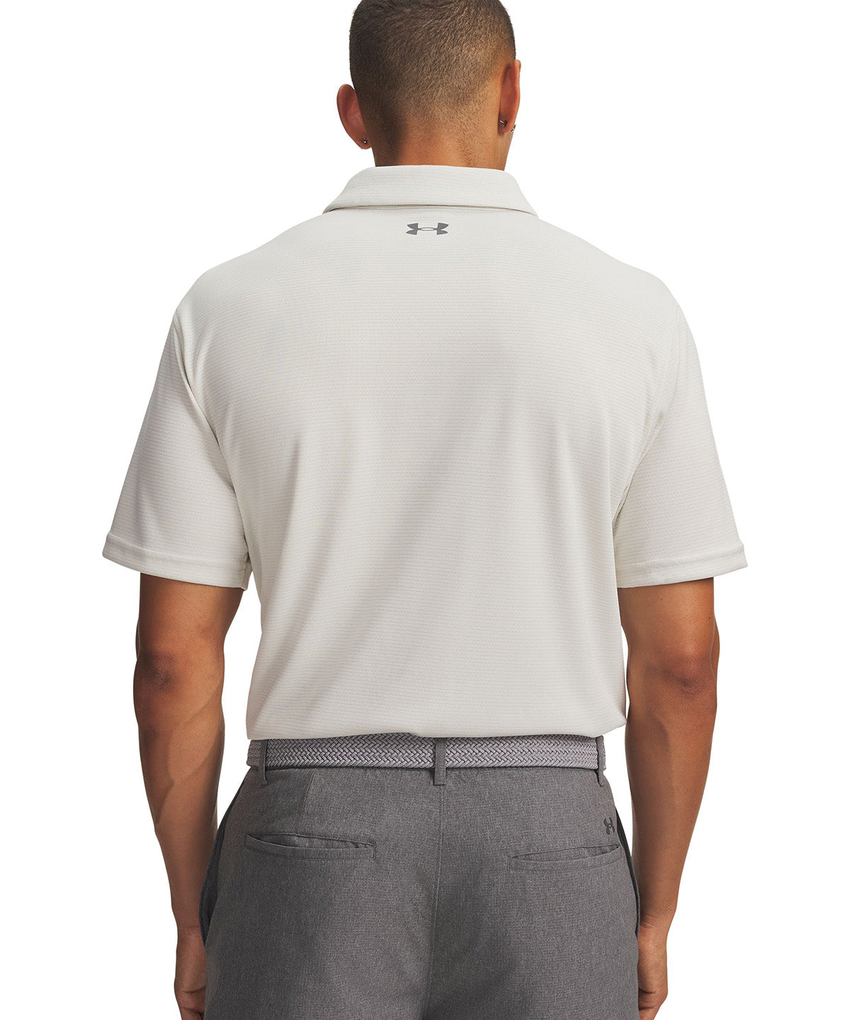 Polera manga corta UA Tech blanca para hombre