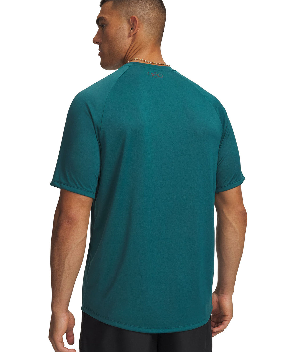 UA Tech 2.0 Polera Manga Corta verde para hombre