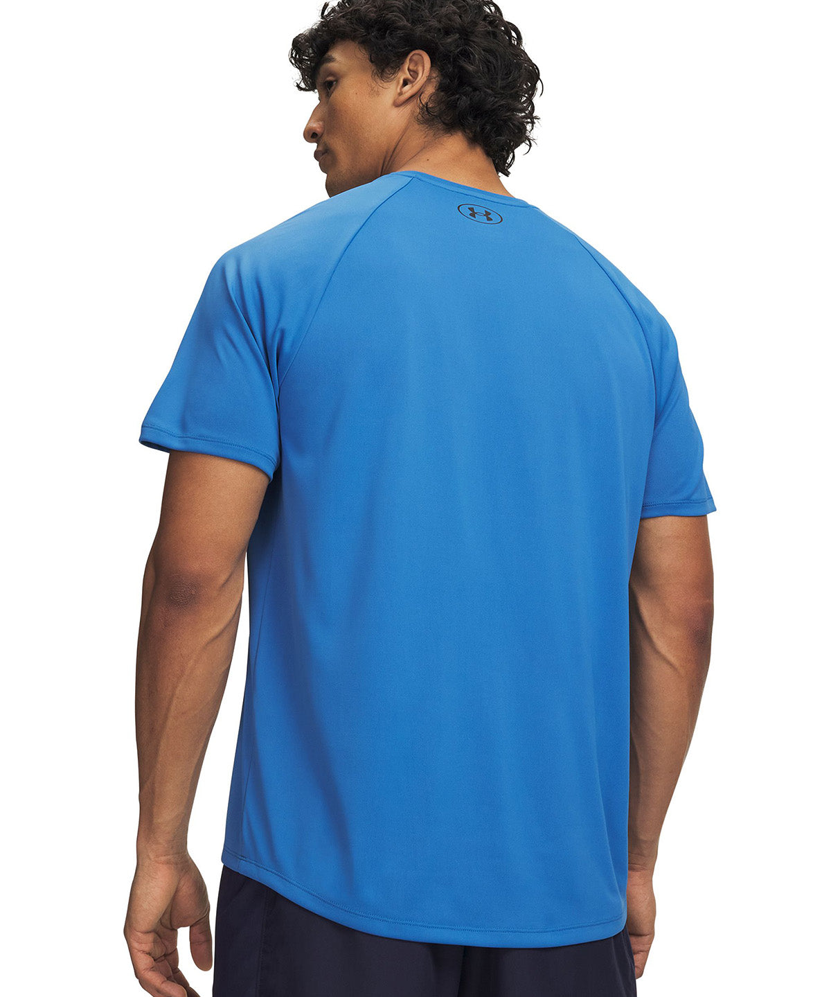 Polera manga corta UA Tech 2.0 azul para hombre