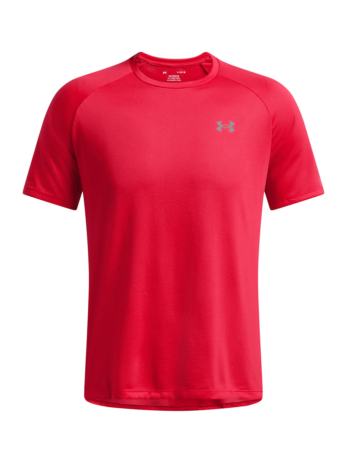 Polera manga corta UA Tech 2.0 roja para hombre