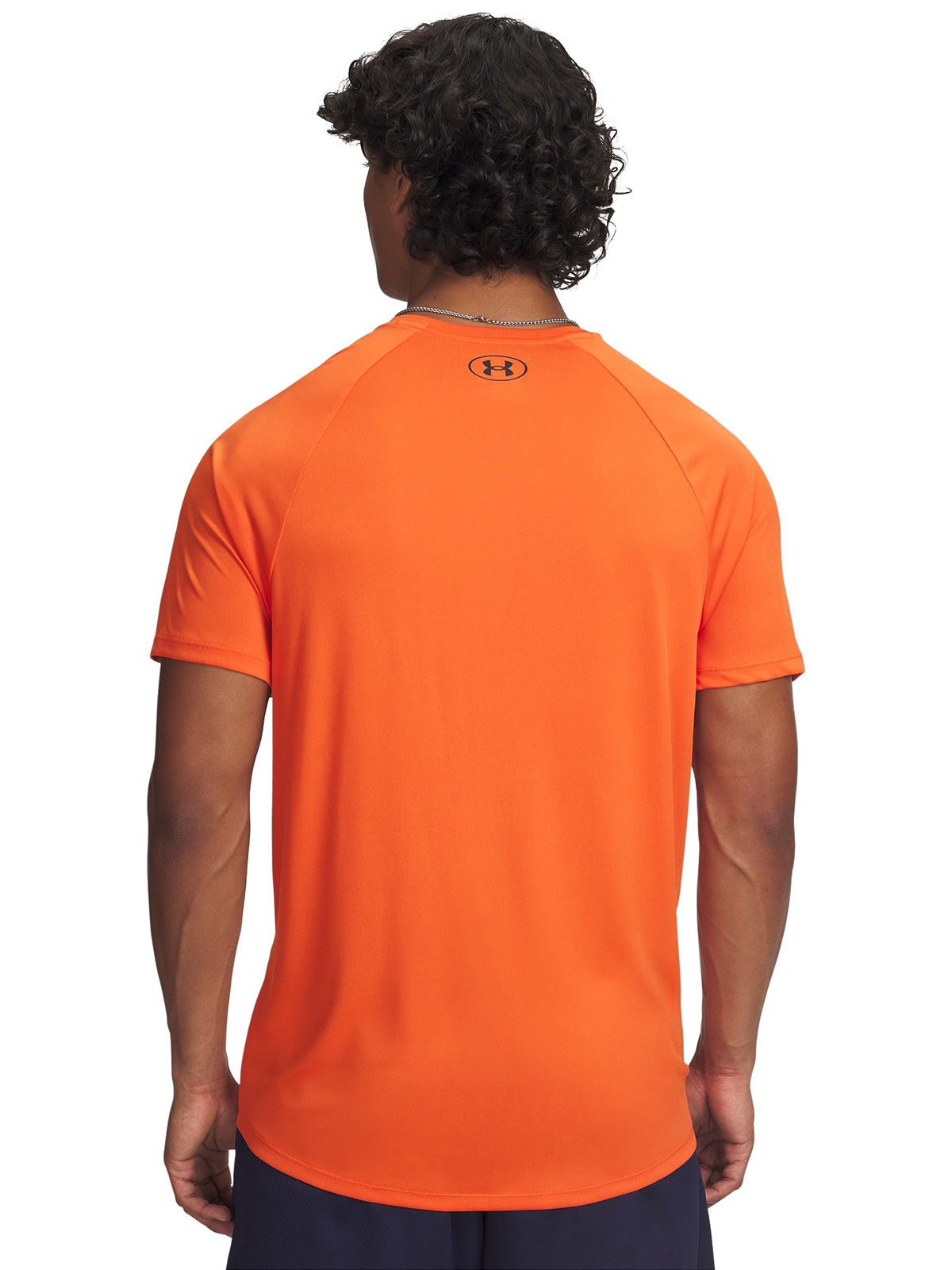 Polera manga corta de entrenamiento para hombre Tech 2.0 naranjo Under Armour