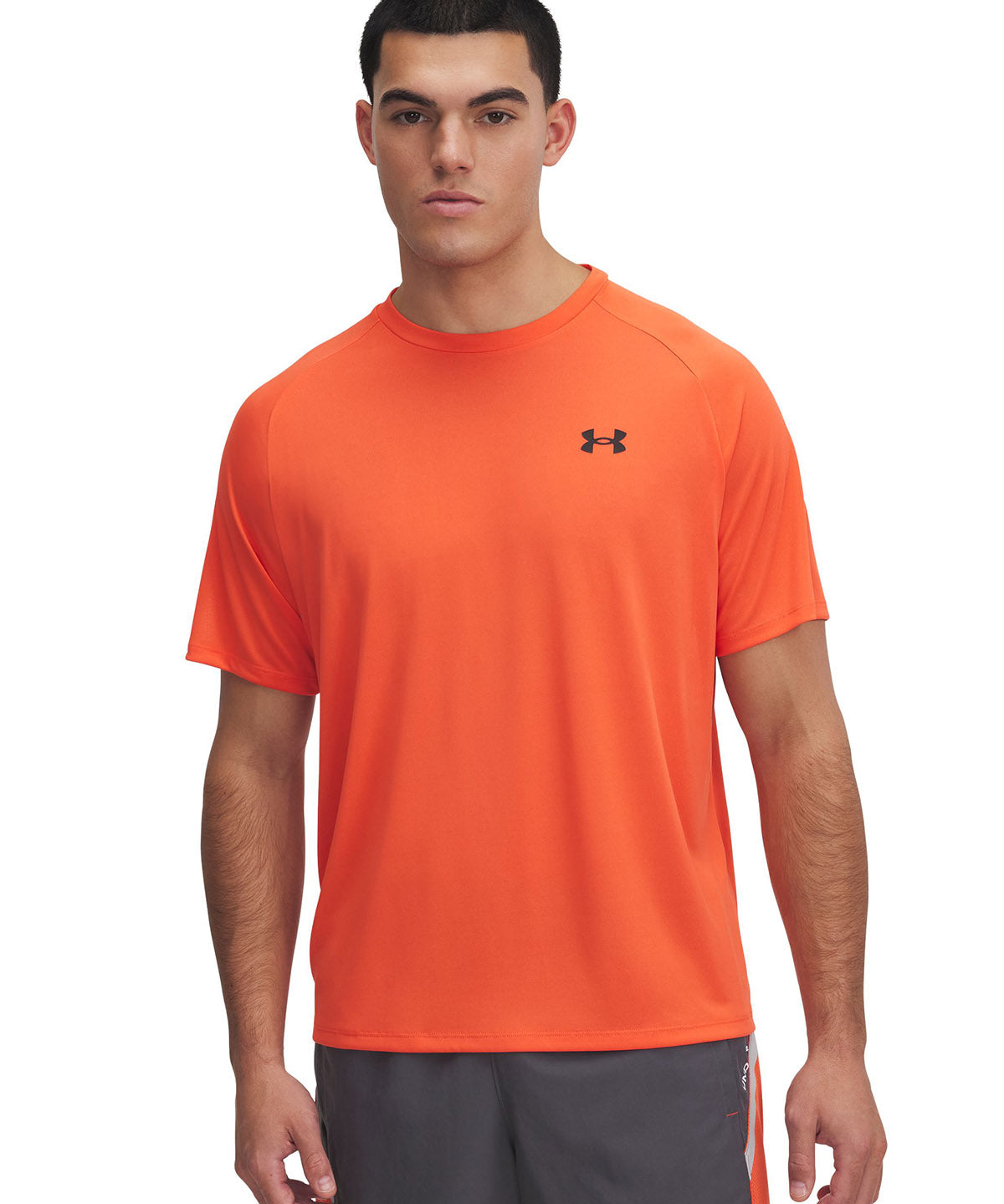 Polera manga corta Under Armour tech 2.0 naranjo para hombre