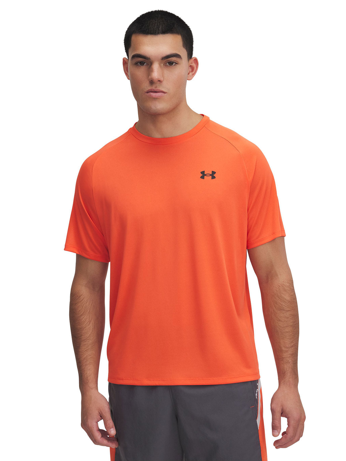 Polera manga corta Under Armour tech 2.0 naranjo para hombre