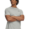 UA Left Chest Logo Polera Manga Corta gris para hombre