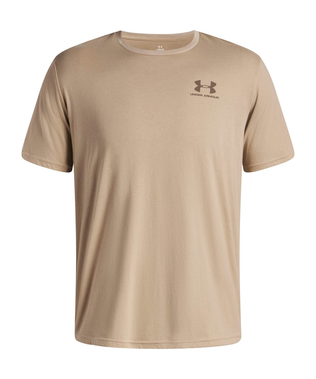 Polera manga corta Lifestyle para Hombre Left Chest Logo Café Under Armour