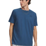 UA Left Chest Logo Polera Manga Corta azul para hombre