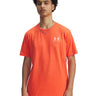 Polera manga corta Under Armour Leftchest naranjo para hombre