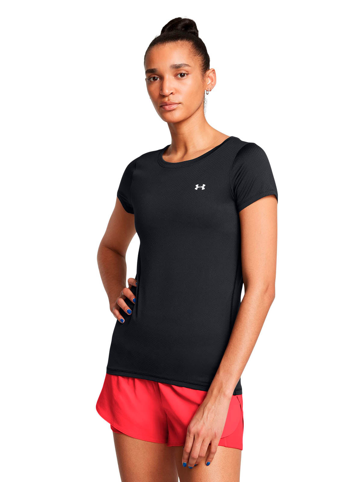 Polera manga corta HeatGear® Armor para mujer