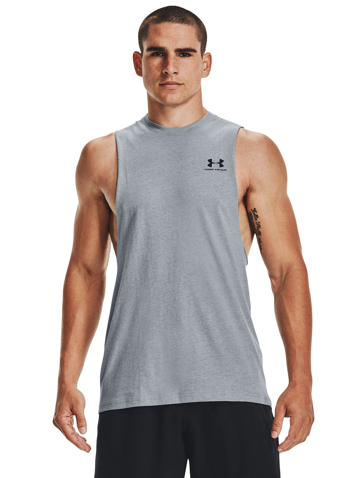 Polera sin mangas UALeft Chest para hombre