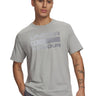 UA Team Issue Wordmark Polera Manga Corta gris para hombre