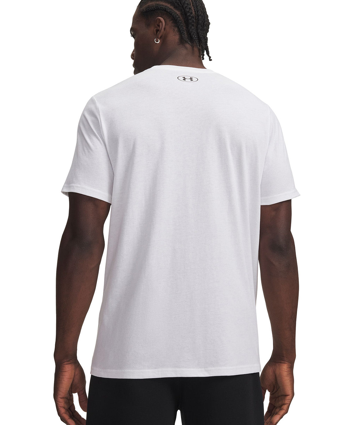 Polera manga corta UA Team Issue Wordmark blanca para hombre