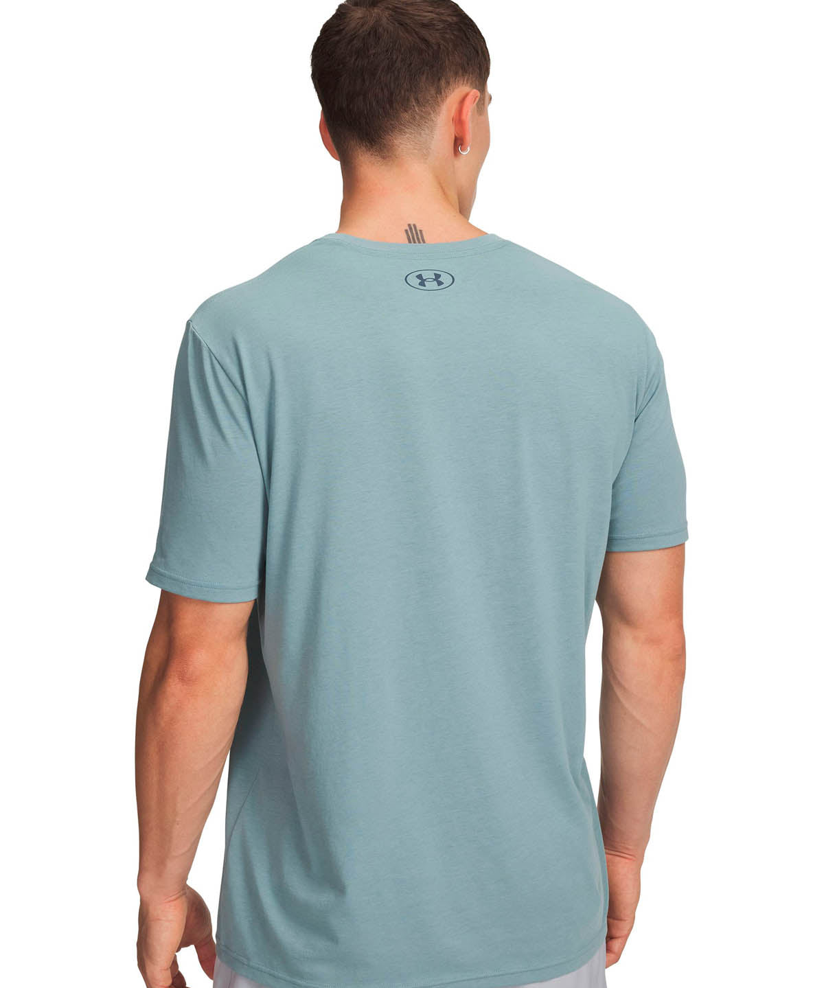 Polera manga corta de entrenamiento para hombre Team Issue Wordmark Verde Under Armour