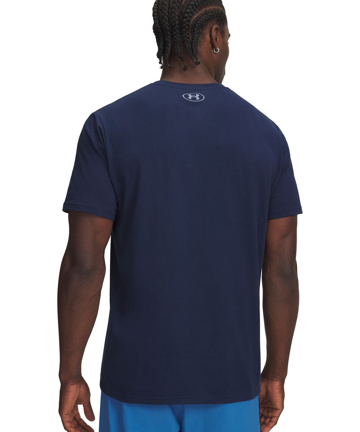 Polera manga corta UA Team Issue Wordmark azul para hombre