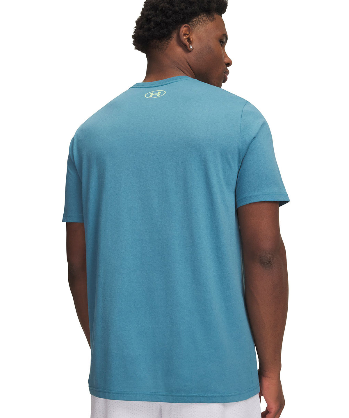 UA Team Issue Wordmark Polera Manga Corta azul para hombre