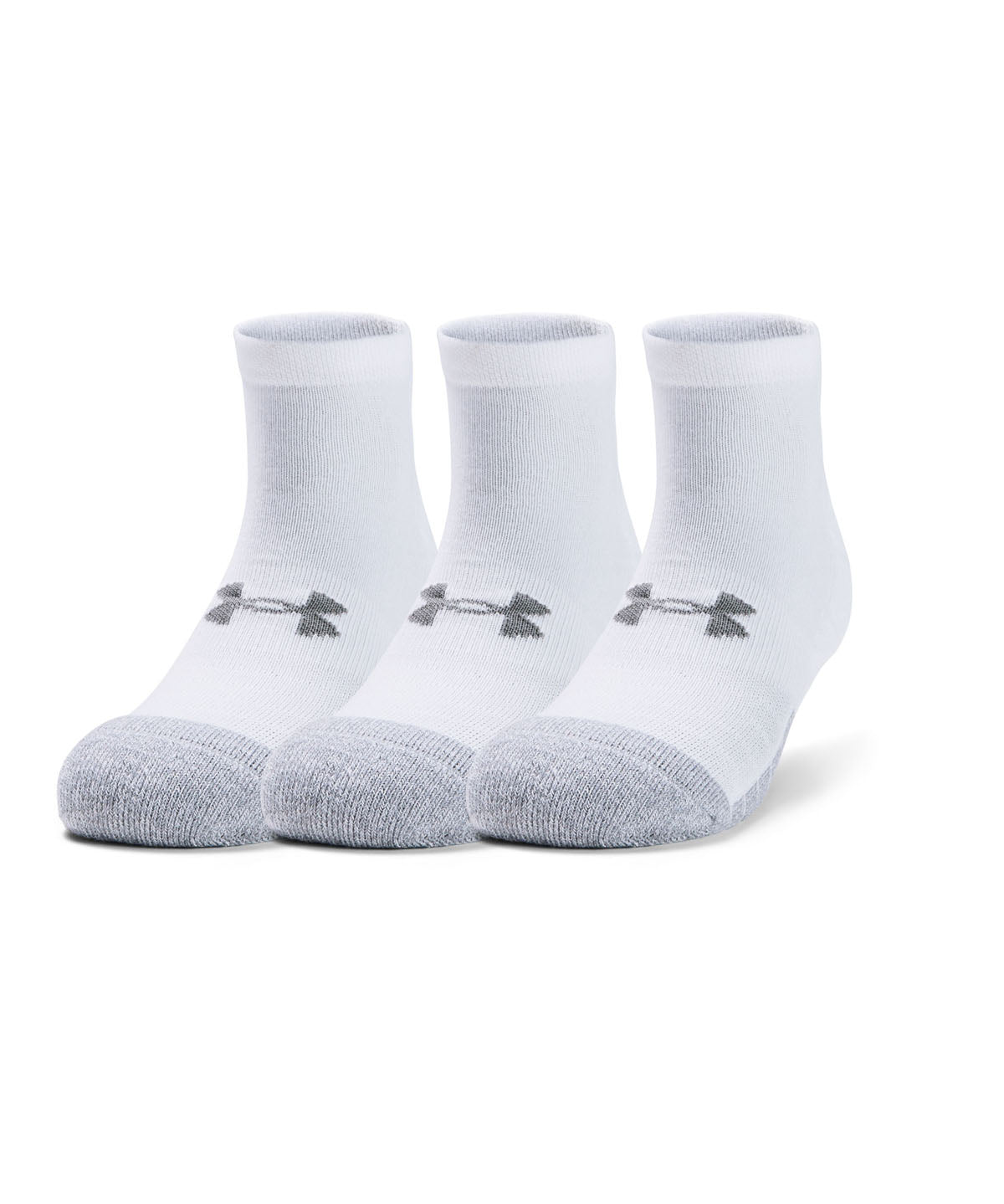 Paquete de tres pares de calcetines HearGear® Low Cut para adultos