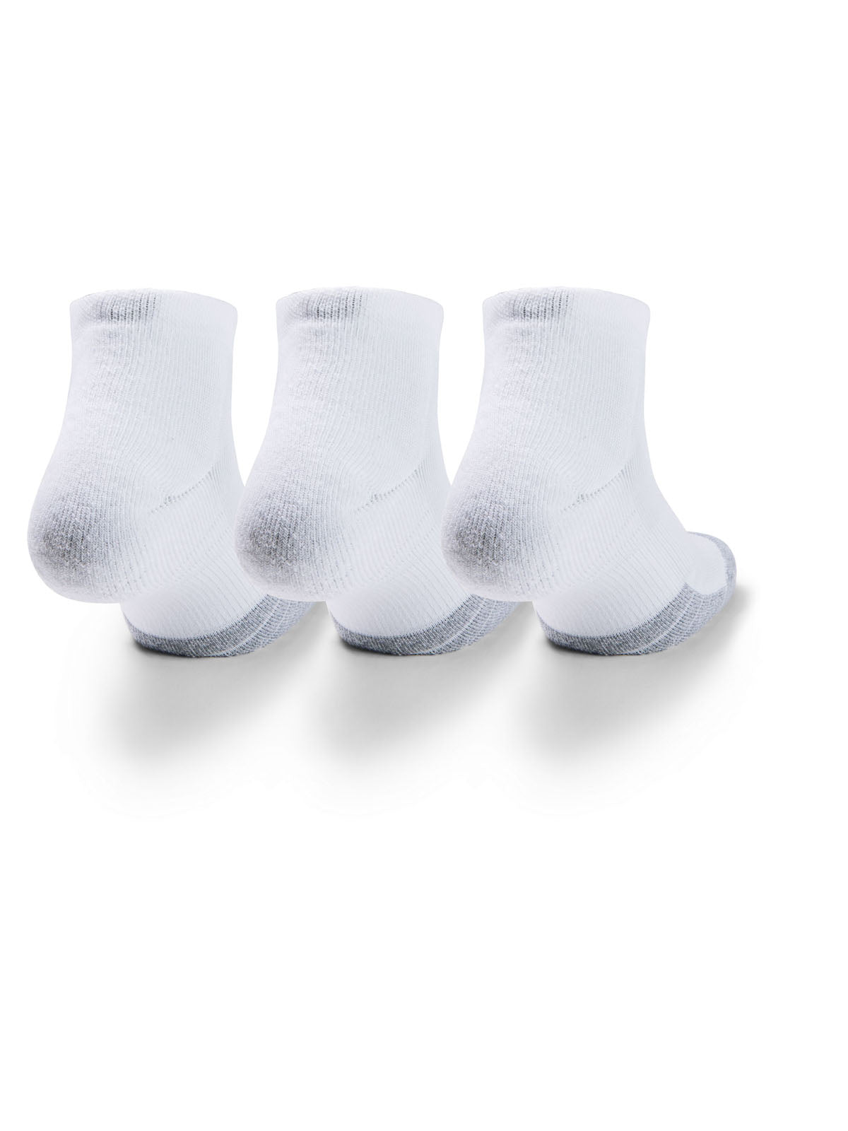 Paquete de tres pares de calcetines HearGear® Low Cut para adultos