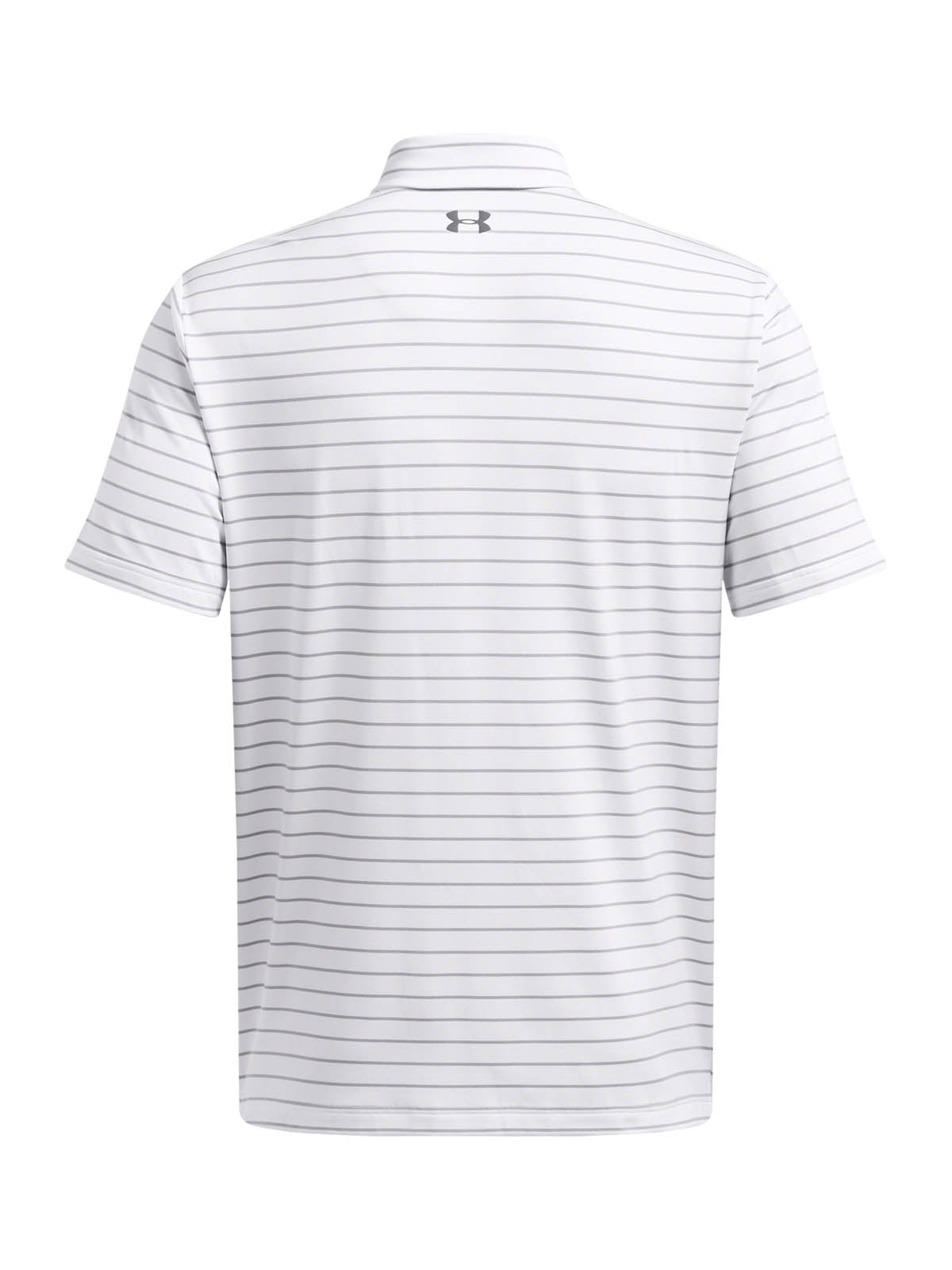 Polera manga corta Golf para hombre Playoff Core Stripe blanco Under Armour