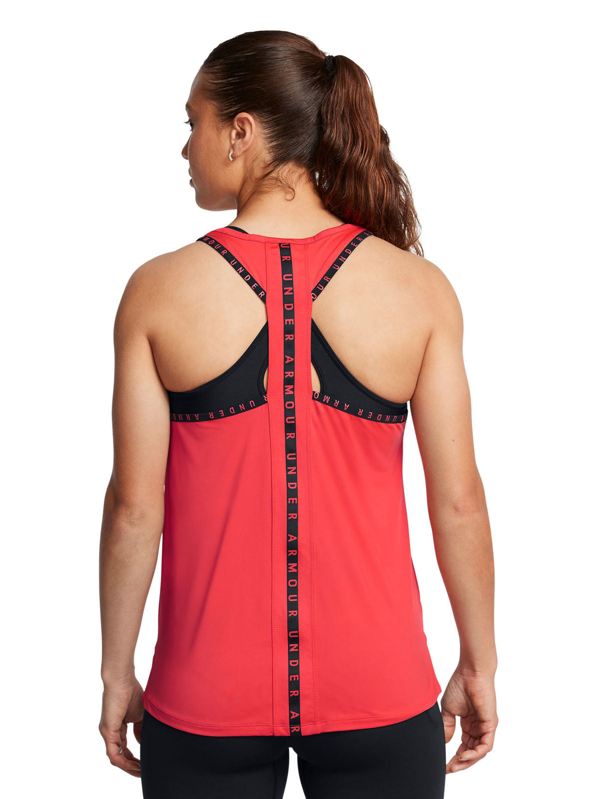 Polera sin mangas UA Knockout para mujer