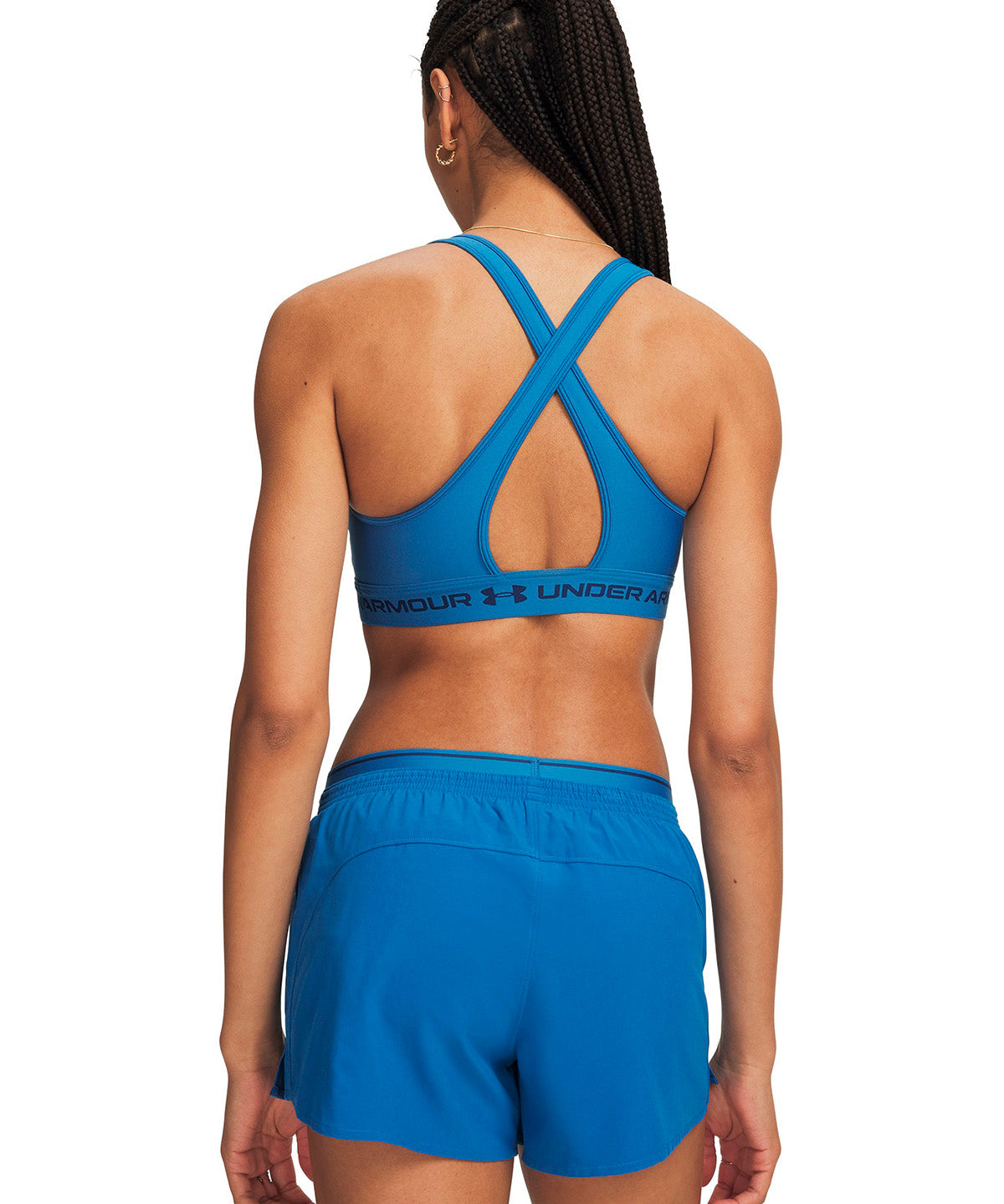 Peto UA Crossback Mid  azul para mujer