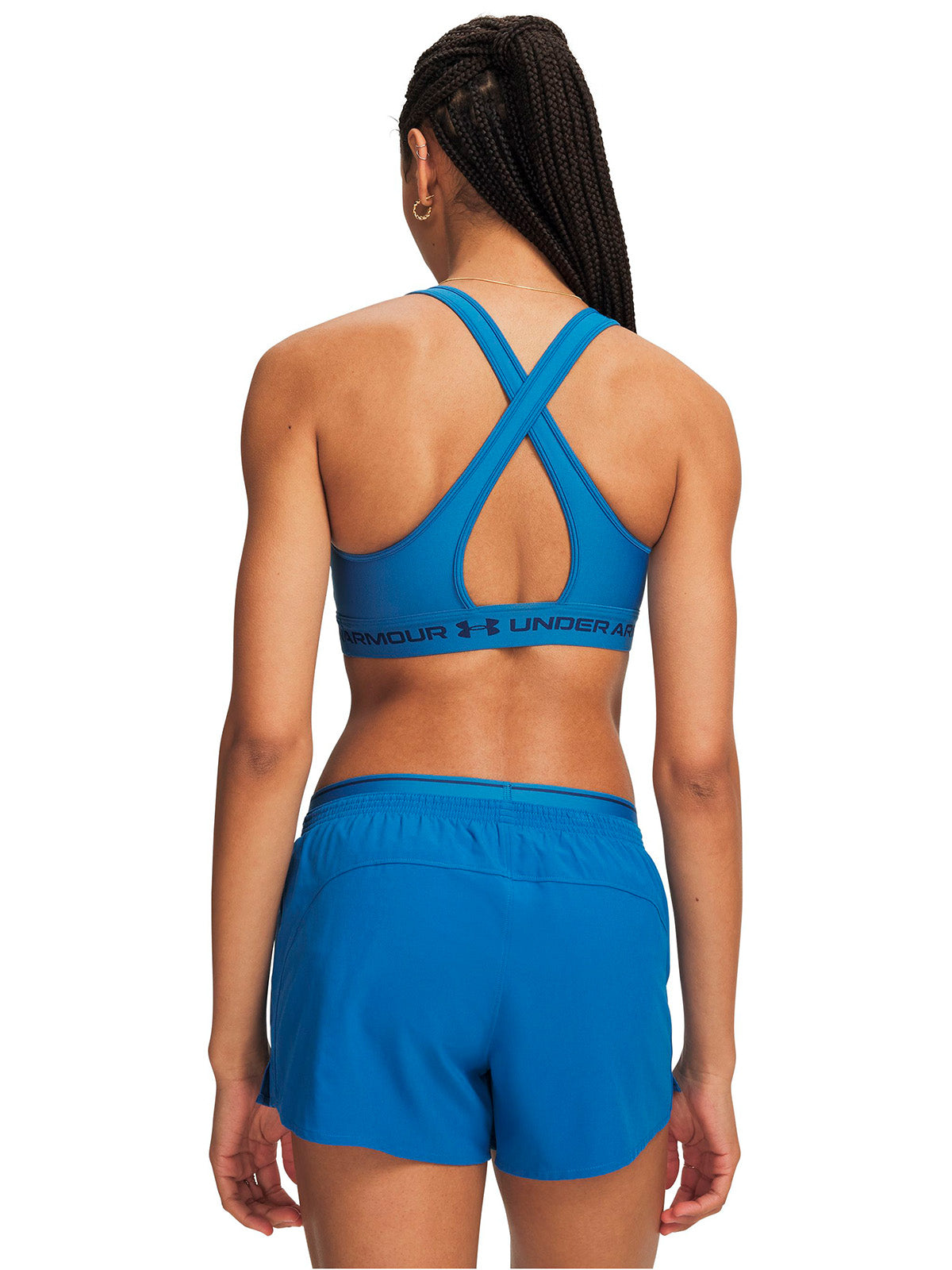 Peto UA Crossback Mid  azul para mujer