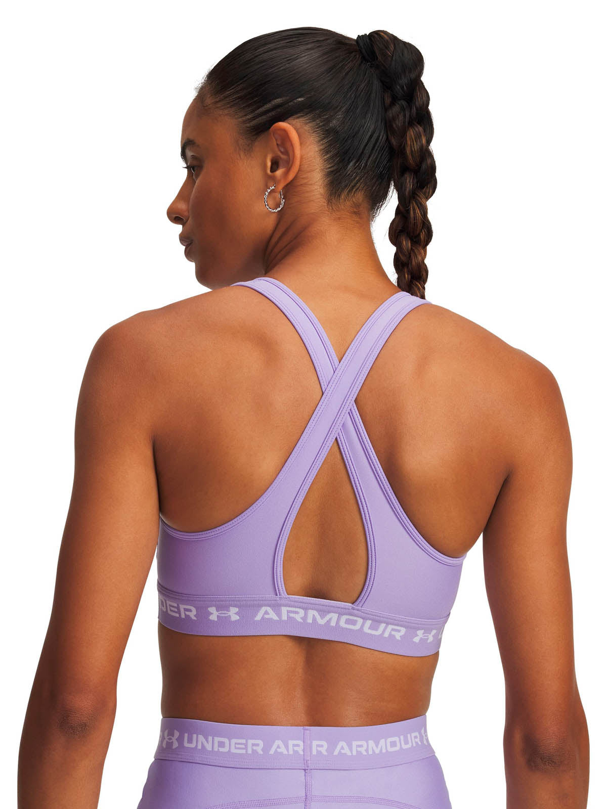 Peto de Entrenamiento para Mujer Crossback mid Morado Under Armour