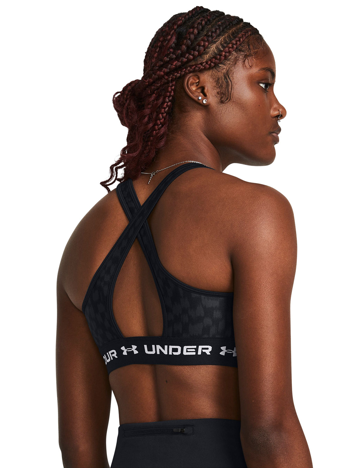 Sostén Deportivo Under Armour Mid Crossback Printed para Mujer