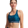 UA Armour Mid Crossback Printed azul para mujer