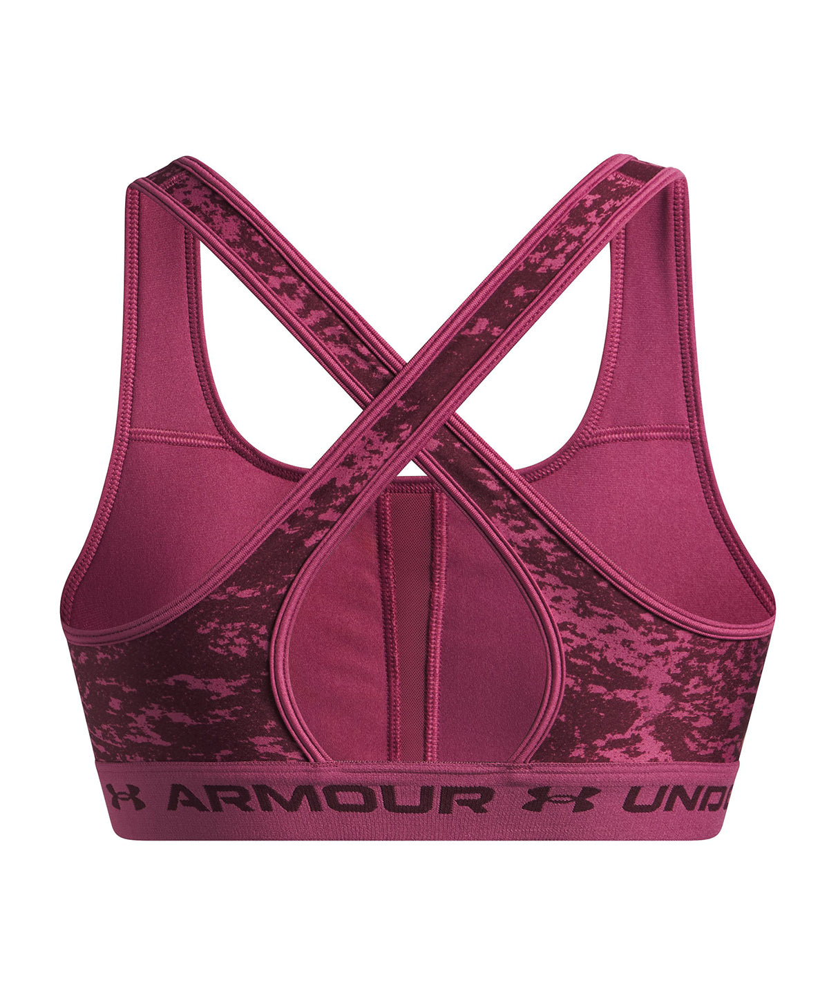 Peto de Entrenamiento para Mujer Crossback mid Rojo Under Armour