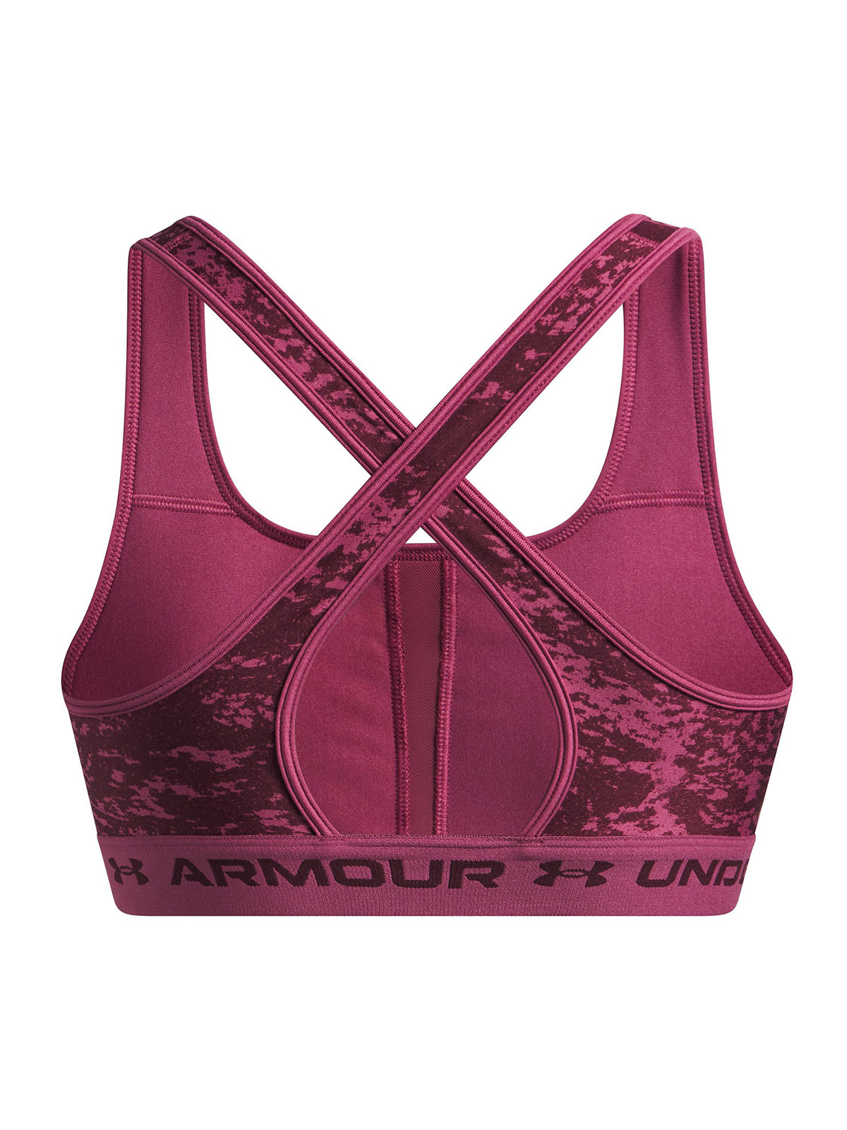 Peto de Entrenamiento para Mujer Crossback mid Rojo Under Armour