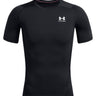 UA HeatGear Primera Capa Superior negro para hombre
