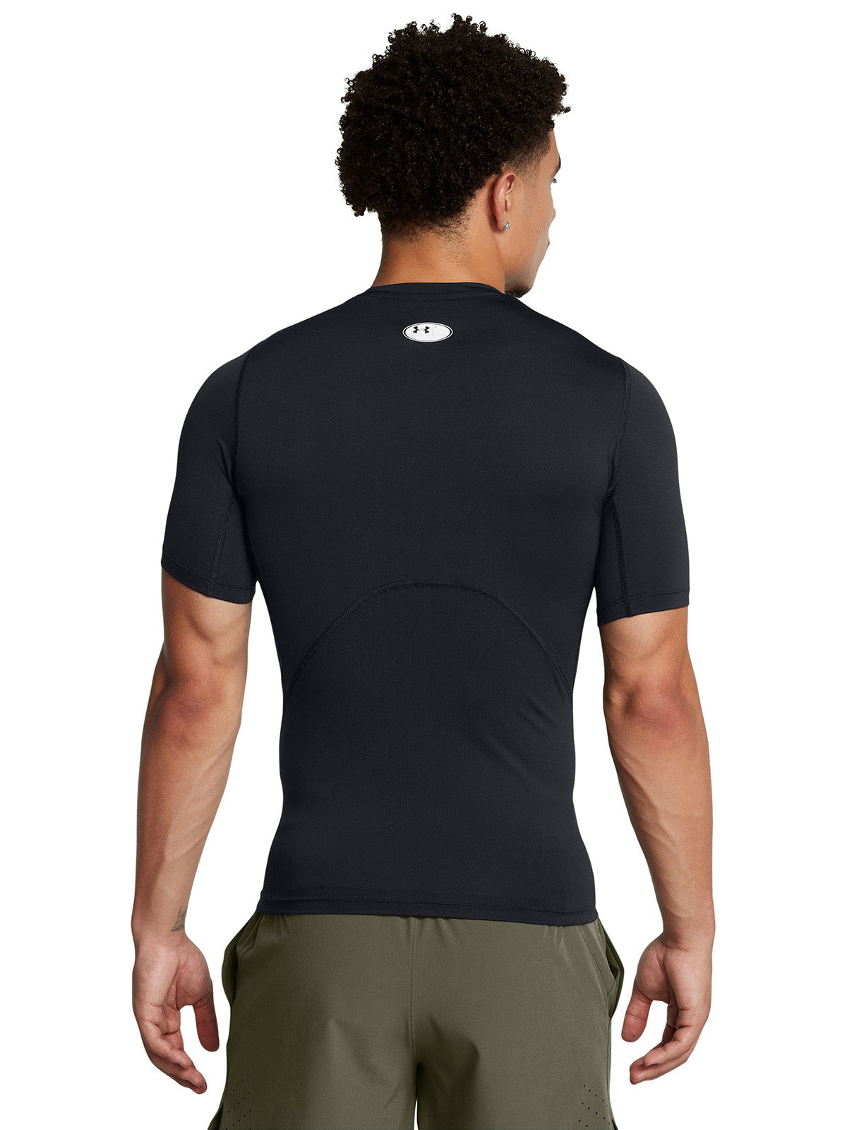 UA HeatGear Primera Capa Superior negro para hombre