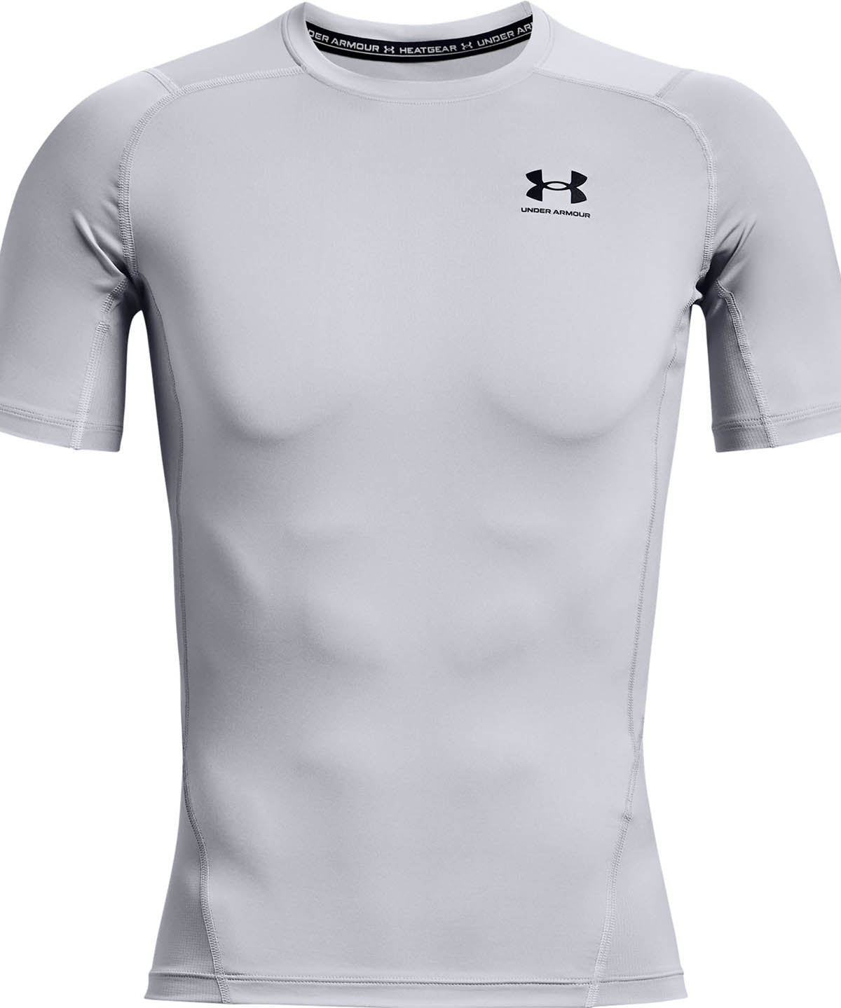 Primera capa superior manga corta para hombre HeatGear gris Under Armour