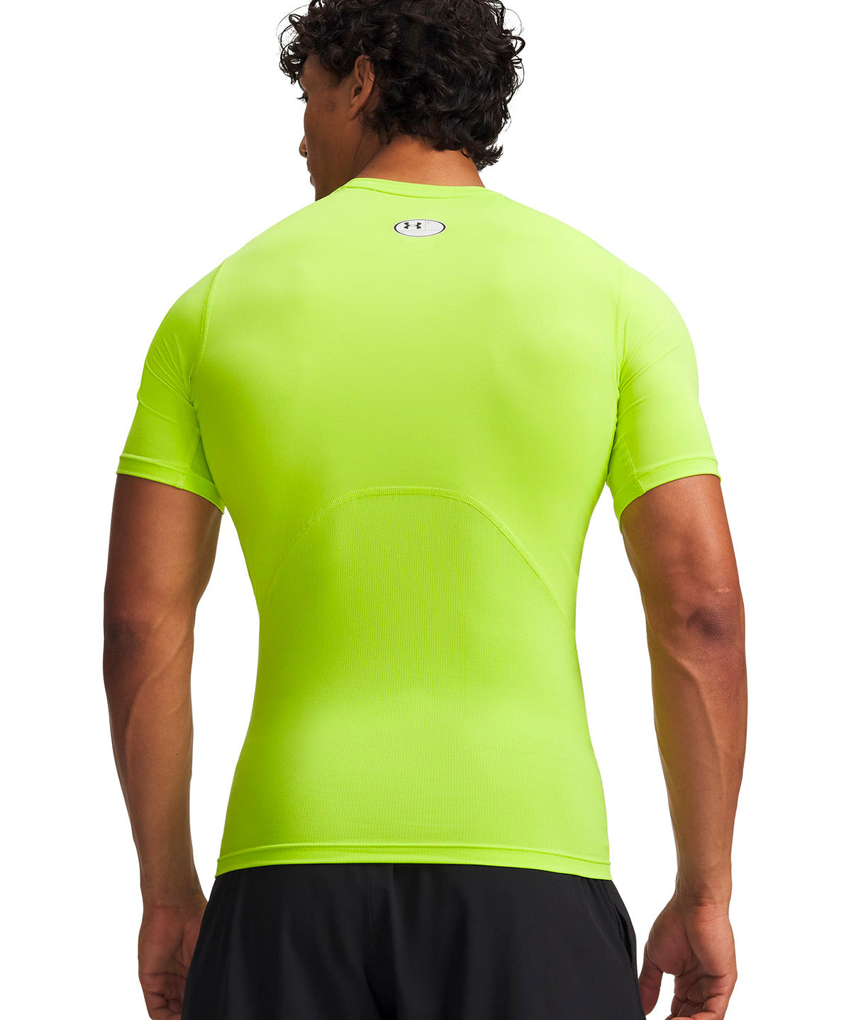 Primera capa superior UA HeatGear verde para hombre