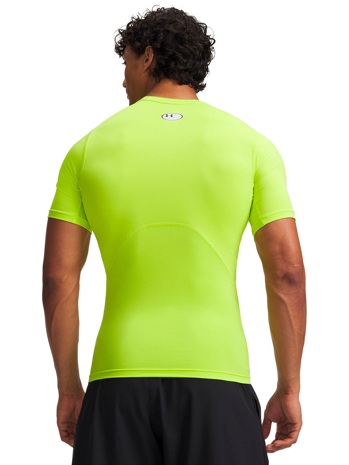 Primera capa superior UA HeatGear verde para hombre