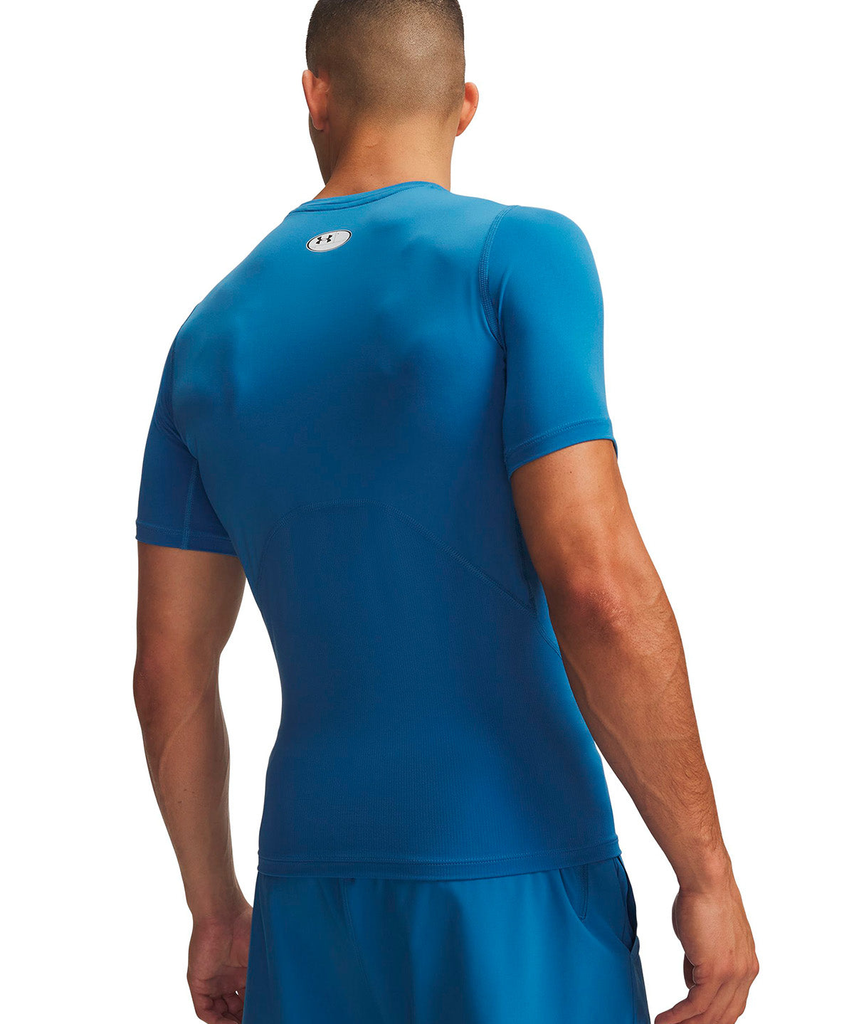 Primera capa superior UA HeatGear azul para hombre
