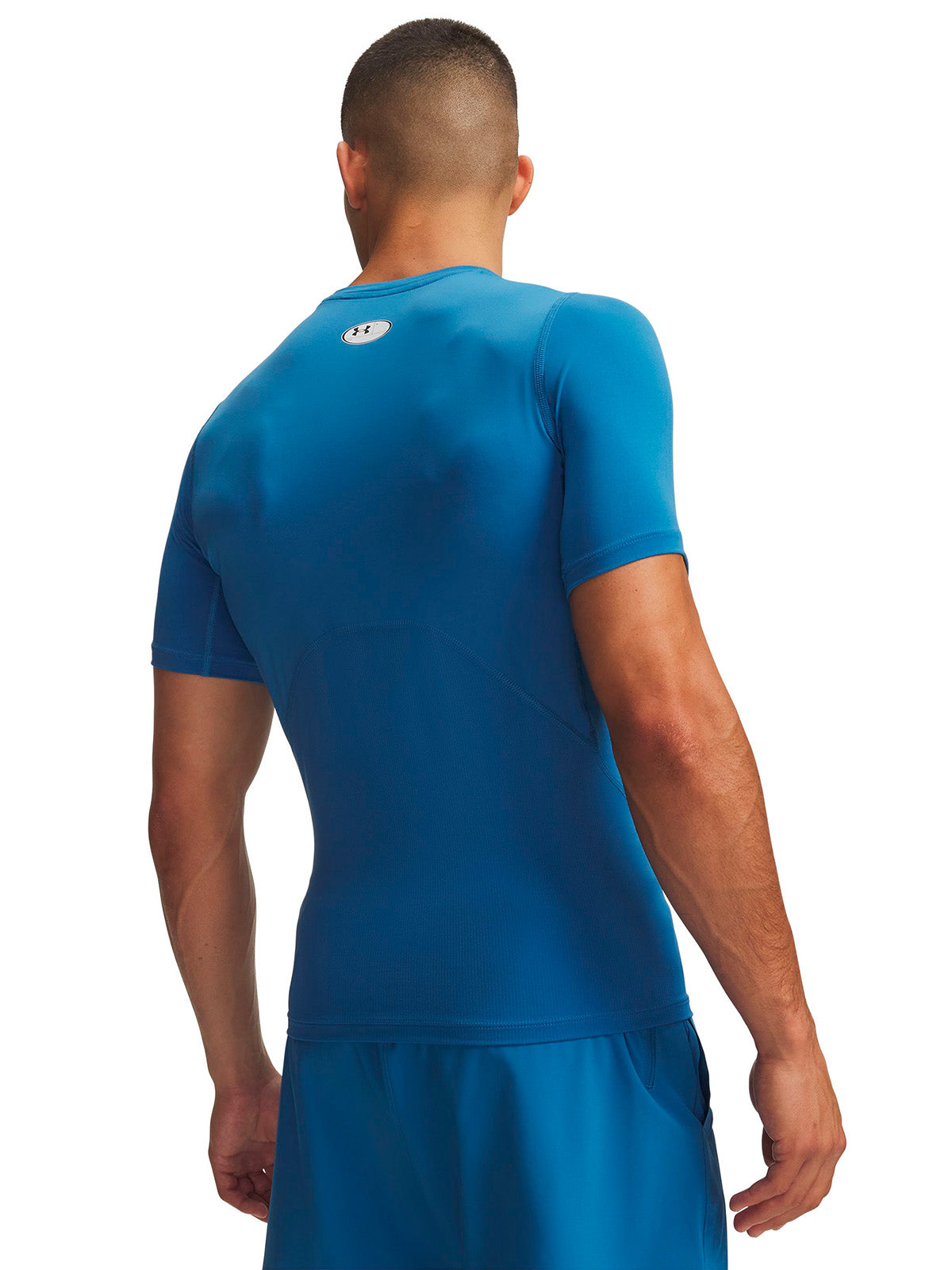 Primera capa superior UA HeatGear azul para hombre