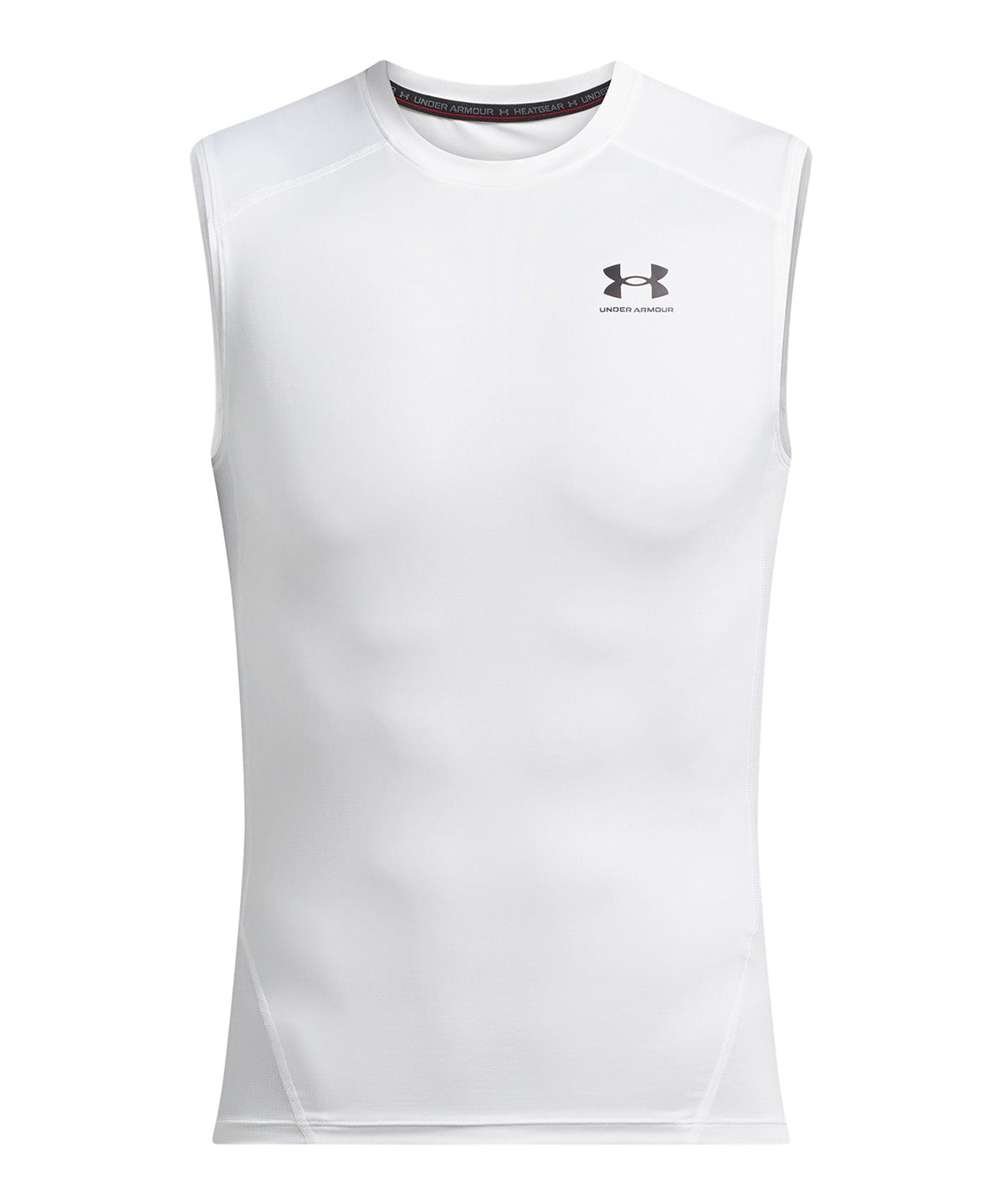 UA HeatGear Primera Capa Superior blanco para hombre