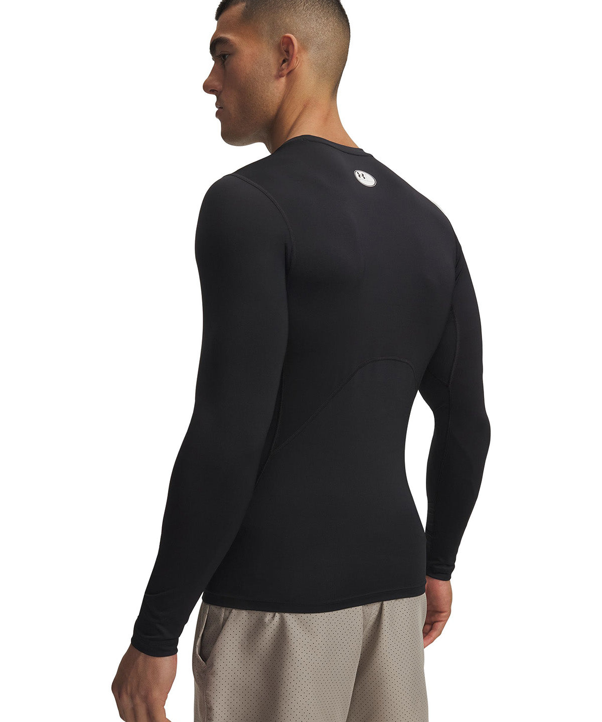 UA HeatGear Armour Compression Primera Capa Superior negro para hombre