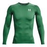 UA HeatGear Armour Compression Primera Capa Superior verde para hombre