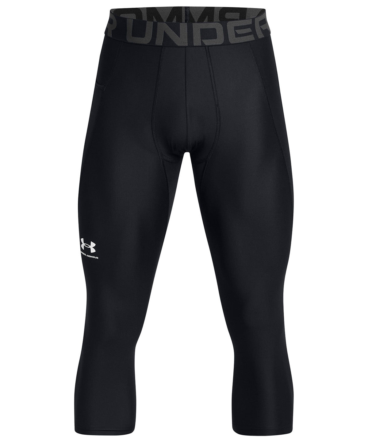 UA HeatGear Primera Capa Inferior 3/4 negro para hombre