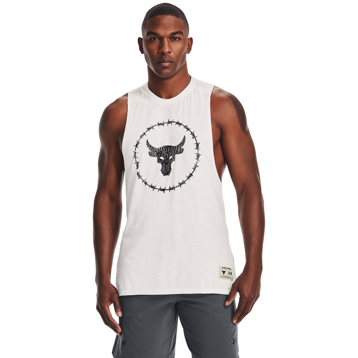 Polera sin mangas Project Rock Charged Cotton® para Hombre