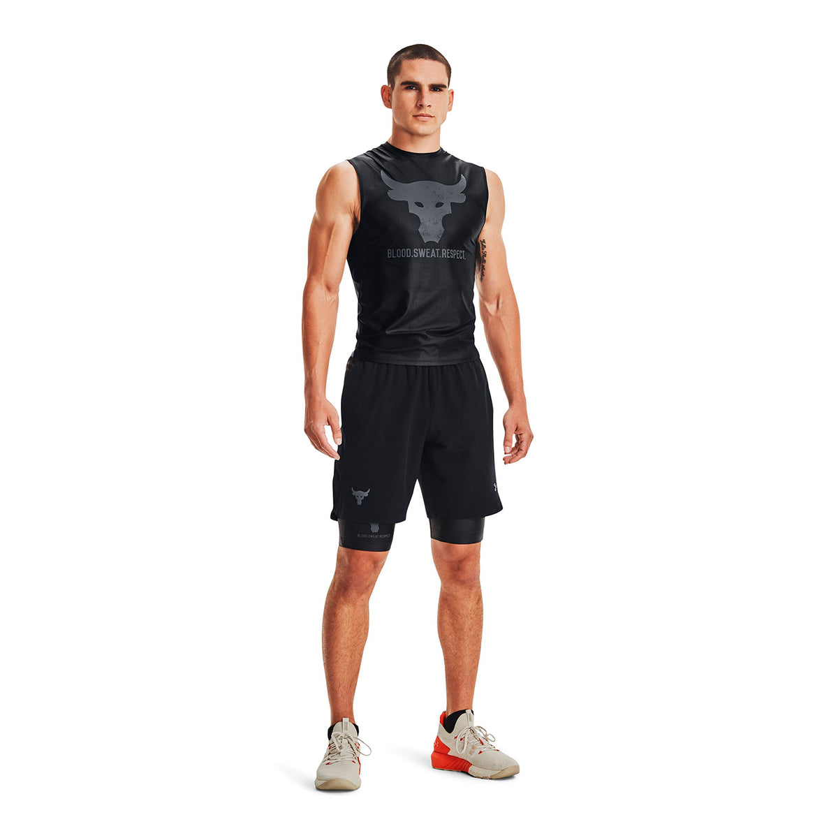 Shorts UA Project Rock Iso -Chill para Hombre
