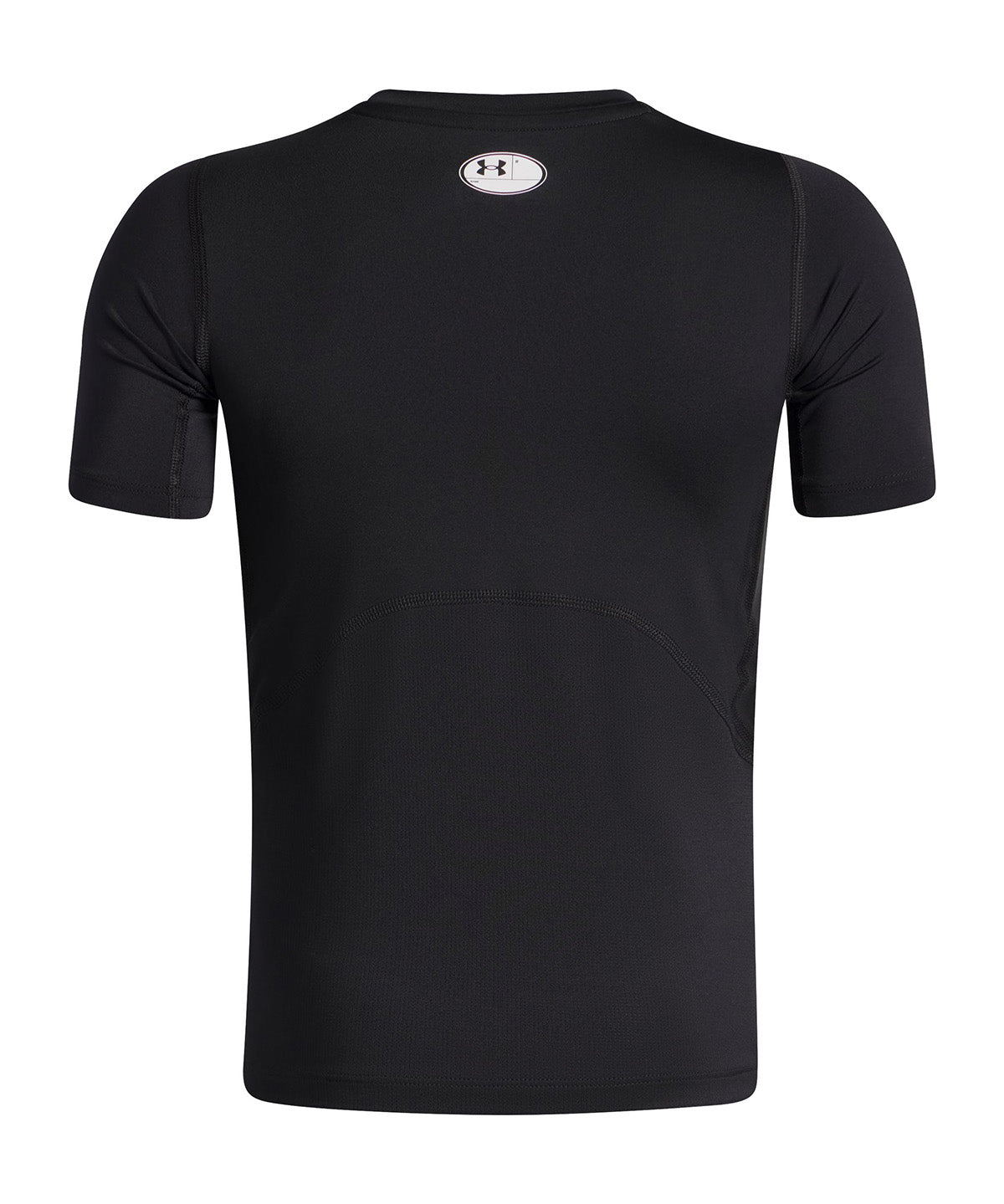 UA HeatGear Armour SS Primera Capa Superior negro para niño