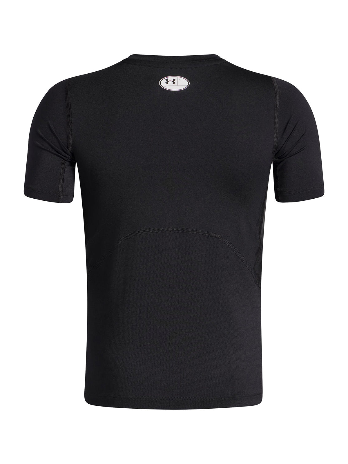 UA HeatGear Armour SS Primera Capa Superior negro para niño