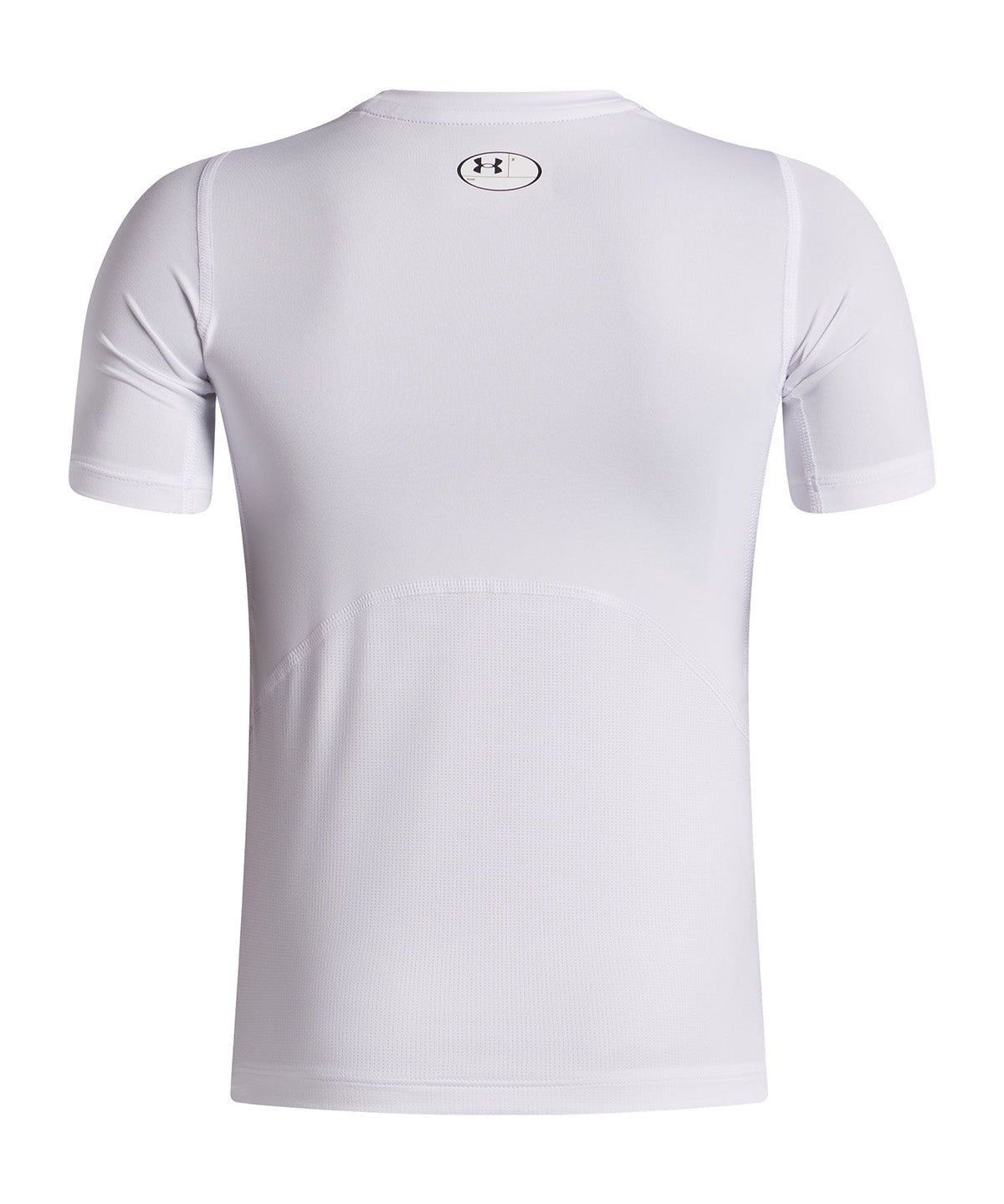 UA HeatGear Armour SS Primera Capa Superior blanco para niño