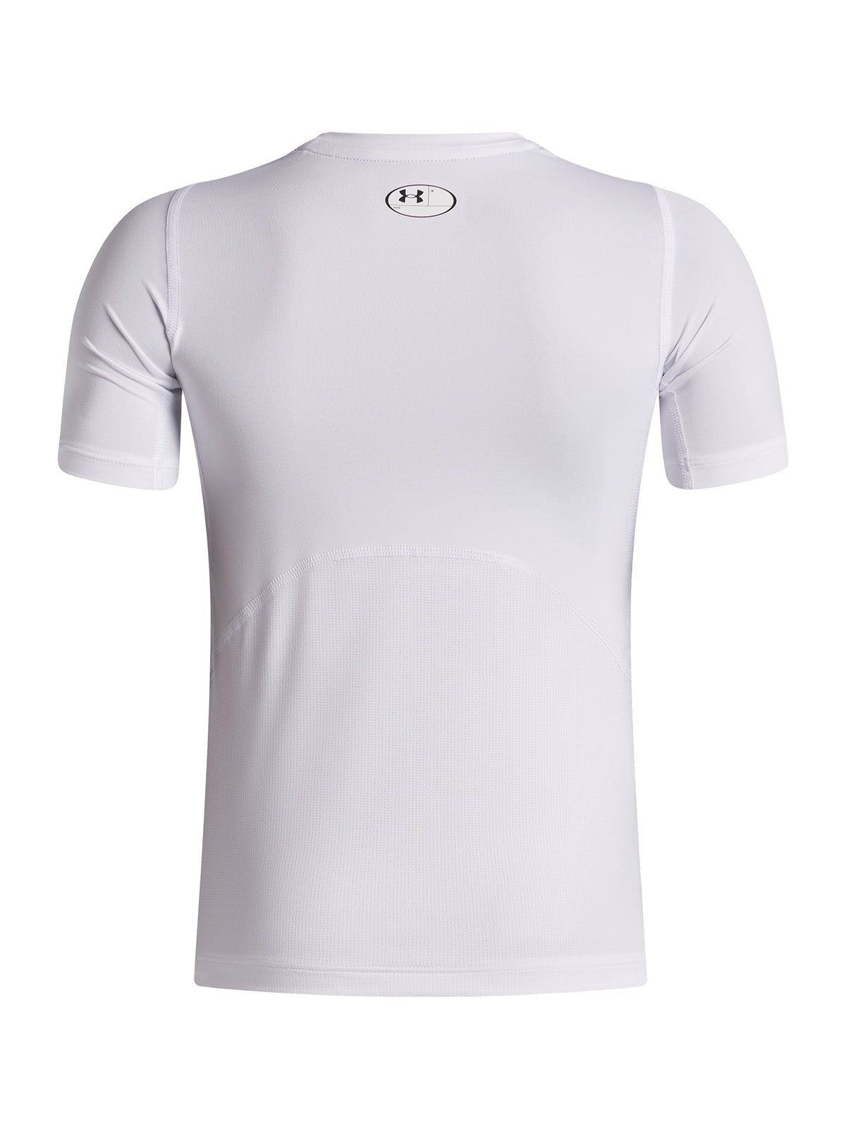 UA HeatGear Armour SS Primera Capa Superior blanco para niño