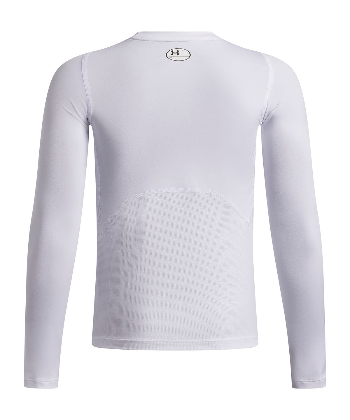 UA HeatGear Armour Primera Capa Superior Manga Larga blanco para niño