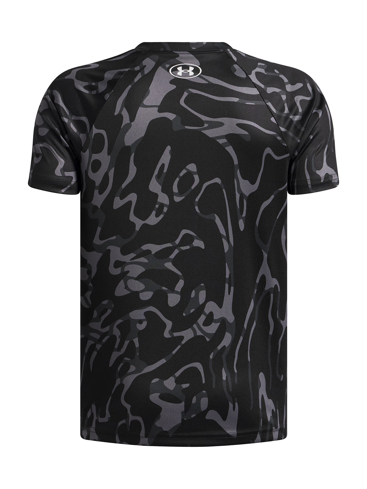 UA Tech Big Logo SS Polera Manga Corta negro para niño