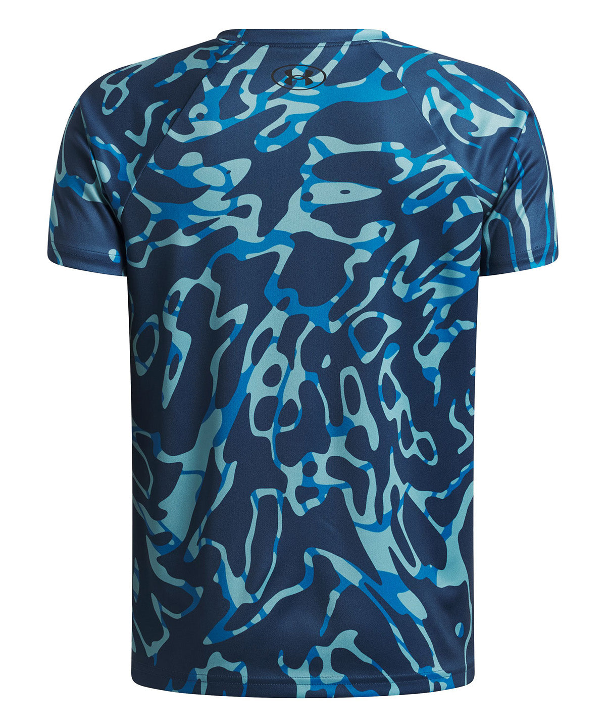 UA Tech Big Logo SS Polera Manga Corta azul para niño